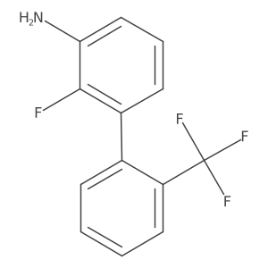 3-Amino-2-fluoro-2'-(trifluoromethyl)biphenyl结构式