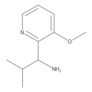 1-(3-Methoxypyridin-2-yl)-2-methylpropan-1-amine Structure