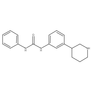 1-Phenyl-3-(3-(piperidin-3-yl)phenyl)urea Structure