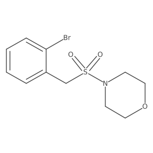 4-((2-Bromobenzyl)sulfonyl)morpholine结构式