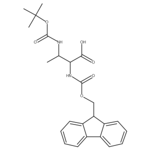 Fmoc-ss-dab(3-boc)-oh Structure