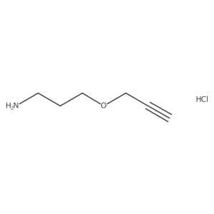 3-(Prop-2-yn-1-yloxy)propan-1-aminehydrochloride Structure