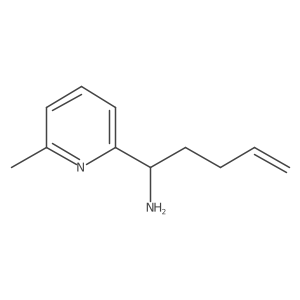 2-Pyridinemethanamine, I+/--3-buten-1-yl-6-methyl- Structure