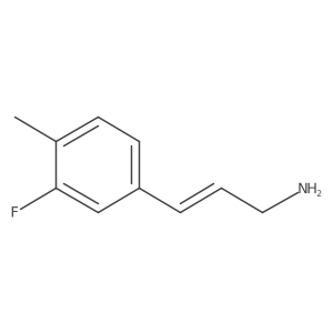 3-(3-Fluoro-4-methylphenyl)prop-2-en-1-amine结构式