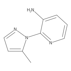 2-(5-Methyl-1H-pyrazol-1-yl)-3-pyridinamine Structure