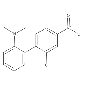 [1,1a(2)-Biphenyl]-2-amine, 2a(2)-chloro-N,N-dimethyl-4a(2)-nitro- Structure