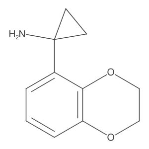 1-(2,3-Dihydro-1,4-benzodioxin-5-yl)cyclopropan-1-amine Structure