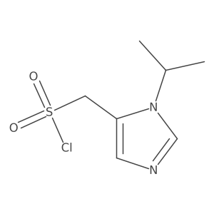 [1-(propan-2-yl)-1H-imidazol-5-yl]methanesulfonyl chloride Structure