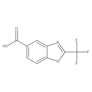 2-(Trifluoromethyl)-1,3-benzoxazole-5-carboxylic acid结构式