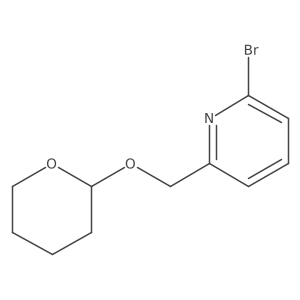 2-bromo-6-[(2-tetrahydro-2H-pyranyloxy)methyl]pyridine结构式