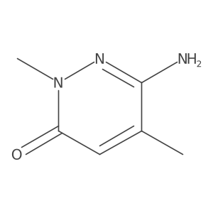 6-Amino-2,5-dimethylpyridazin-3(2H)-one Structure