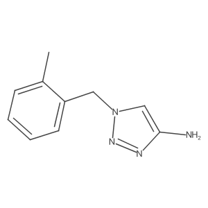 1-[(2-Methylphenyl)methyl]-1H-1,2,3-triazol-4-amine结构式