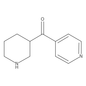 Piperidin-3-yl(pyridin-4-yl)methanone Structure