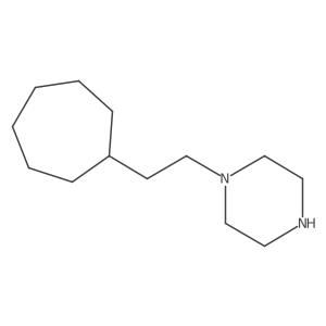 1-(2-Cycloheptylethyl)piperazine Structure