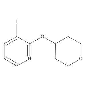 3-Iodo-2-(tetrahydro-pyran-4-yloxy)-pyridine Structure
