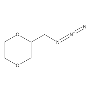 (2S)-2-(azidomethyl)-1,4-dioxane Structure