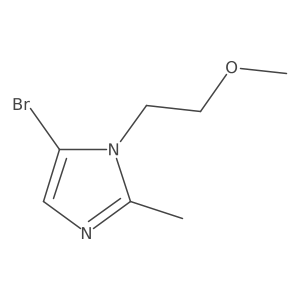 5-Bromo-1-(2-methoxyethyl)-2-methyl-1H-imidazole Structure