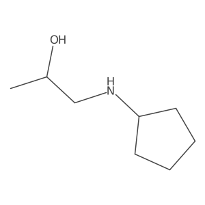 (2S)-1-(cyclopentylamino)propan-2-ol Structure
