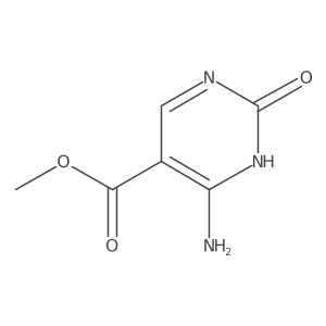 Methyl 4-amino-2-hydroxypyrimidine-5-carboxylate Structure