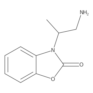 3-(1-Aminopropan-2-yl)-2,3-dihydro-1,3-benzoxazol-2-one Structure