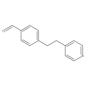 4-(2-Pyridin-4-ylethyl)benzaldehyde结构式