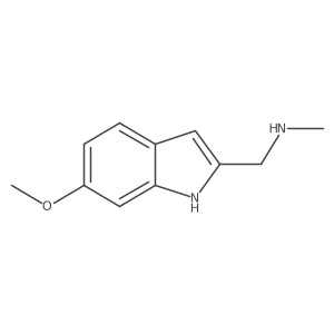 [(6-methoxy-1H-indol-2-yl)methyl](methyl)amine Structure