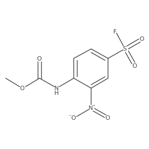 methyl N-[4-(fluorosulfonyl)-2-nitrophenyl]carbamate Structure