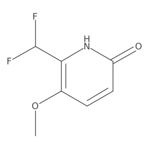 2-(Difluoromethyl)-6-hydroxy-3-methoxypyridine结构式