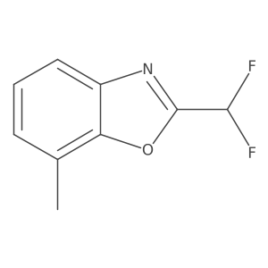 2-(Difluoromethyl)-7-methylbenzo[d]oxazole Structure