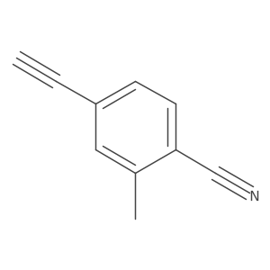 4-Ethynyl-2-methylbenzonitrile结构式