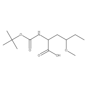 2-{[(Tert-butoxy)carbonyl]amino}-4-methoxyhexanoic acid Structure