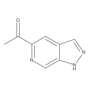 1-(1H-Pyrazolo[3,4-c]pyridin-5-yl)ethanone结构式