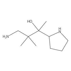 4-Amino-3,3-dimethyl-2-(pyrrolidin-2-yl)butan-2-ol Structure