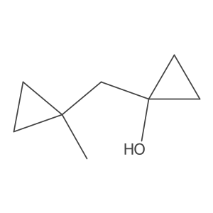 1-[(1-Methylcyclopropyl)methyl]cyclopropan-1-ol结构式