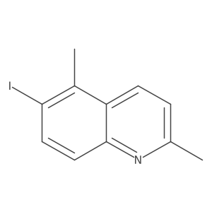 6-Iodo-2,5-dimethylquinoline Structure