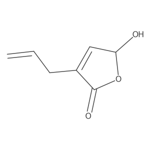 5-Hydroxy-3-(prop-2-en-1-yl)-2,5-dihydrofuran-2-one结构式