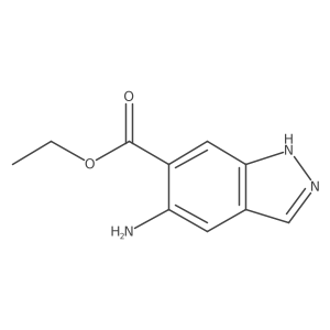 ethyl 5-amino-1H-indazole-6-carboxylate Structure