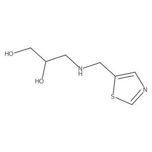 (2R)-3-{[(1,3-thiazol-5-yl)methyl]amino}propane-1,2-diol Structure