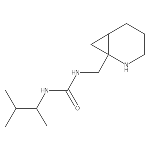 1-({2-Azabicyclo[4.1.0]heptan-1-yl}methyl)-3-(3-methylbutan-2-yl)urea结构式