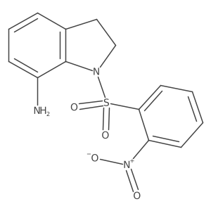 1-(2-nitrobenzenesulfonyl)-2,3-dihydro-1H-indol-7-amine Structure