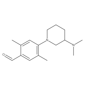 4-[3-(Dimethylamino)piperidin-1-yl]-2,5-dimethylbenzaldehyde Structure