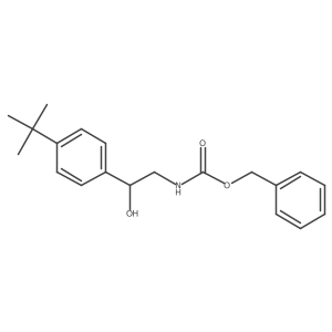 benzyl N-[2-(4-tert-butylphenyl)-2-hydroxyethyl]carbamate Structure