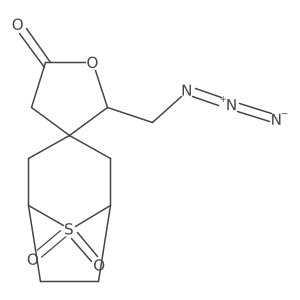 2'-(Azidomethyl)-8lambda6-thiaspiro[bicyclo[3.2.1]octane-3,3'-oxolane]-5',8,8-trione结构式