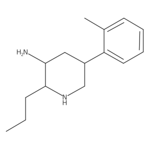 5-(2-Methylphenyl)-2-propylpiperidin-3-amine Structure