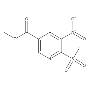 Methyl 6-(fluorosulfonyl)-5-nitropyridine-3-carboxylate Structure