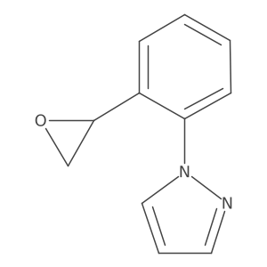 1-{2-[(2S)-oxiran-2-yl]phenyl}-1H-pyrazole结构式