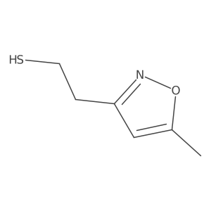 2-(5-Methyl-1,2-oxazol-3-yl)ethane-1-thiol Structure