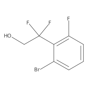 2-(2-Bromo-6-fluorophenyl)-2,2-difluoroethan-1-ol Structure