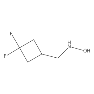 N-[(3,3-difluorocyclobutyl)methyl]hydroxylamine结构式