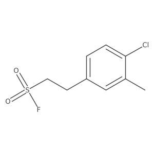 2-(4-Chloro-3-methylphenyl)ethane-1-sulfonyl fluoride Structure
